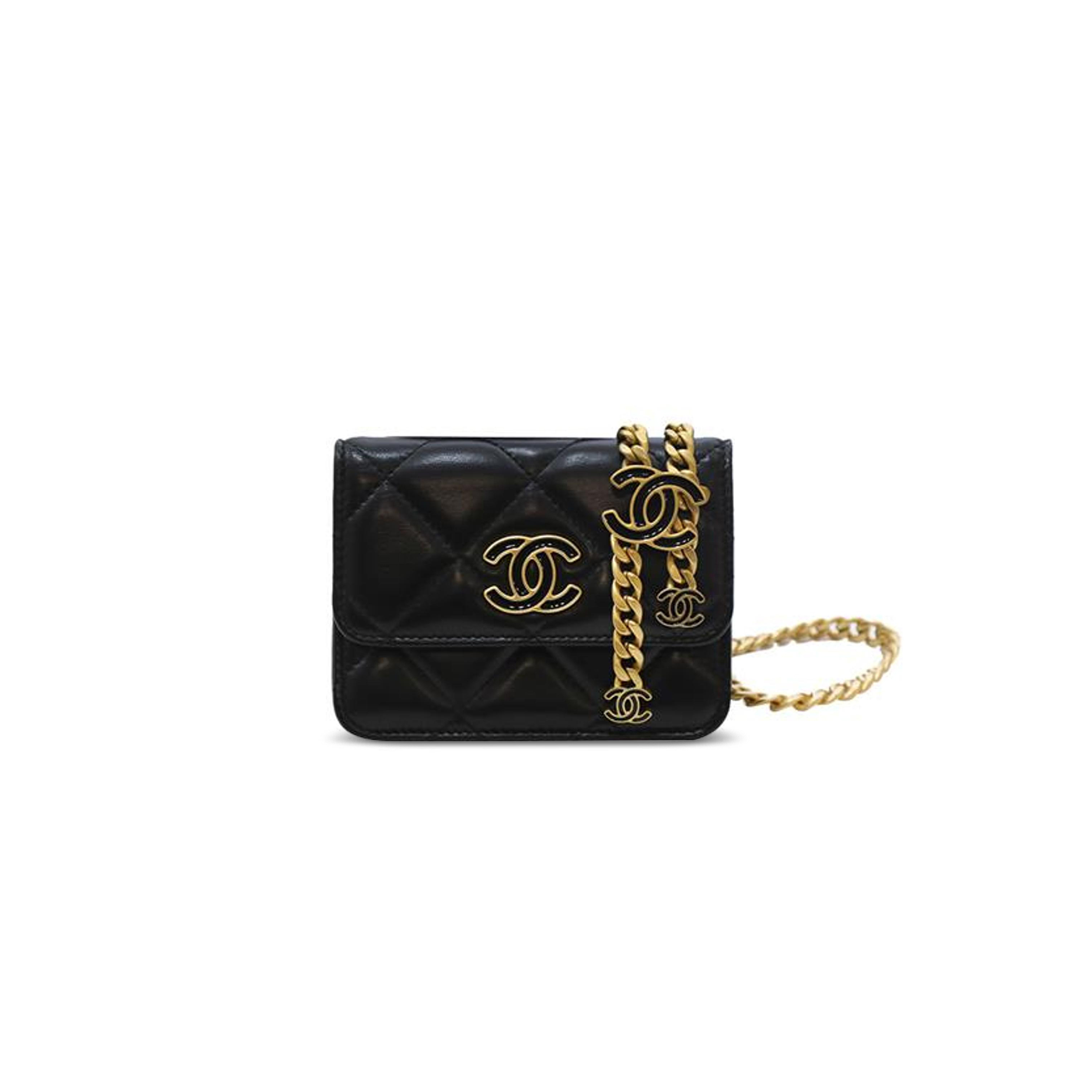 CHANEL CC MINI CHAIN FLAP CROSSBODY WAIST BAG AP2637 (12.5*9*3cm)